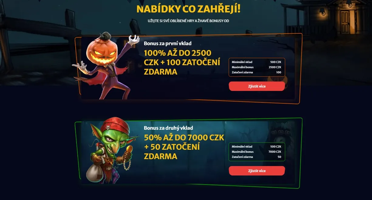 HellSpin kasinové bonusy
