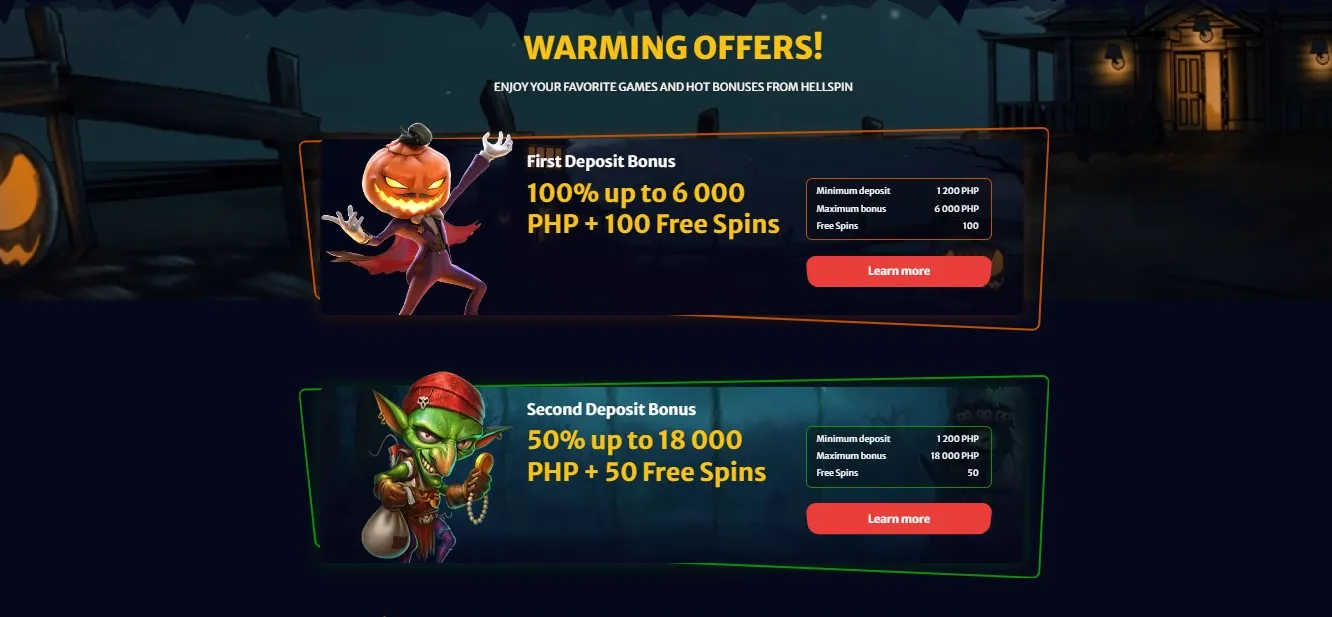 HellSPIN Casino Bonus