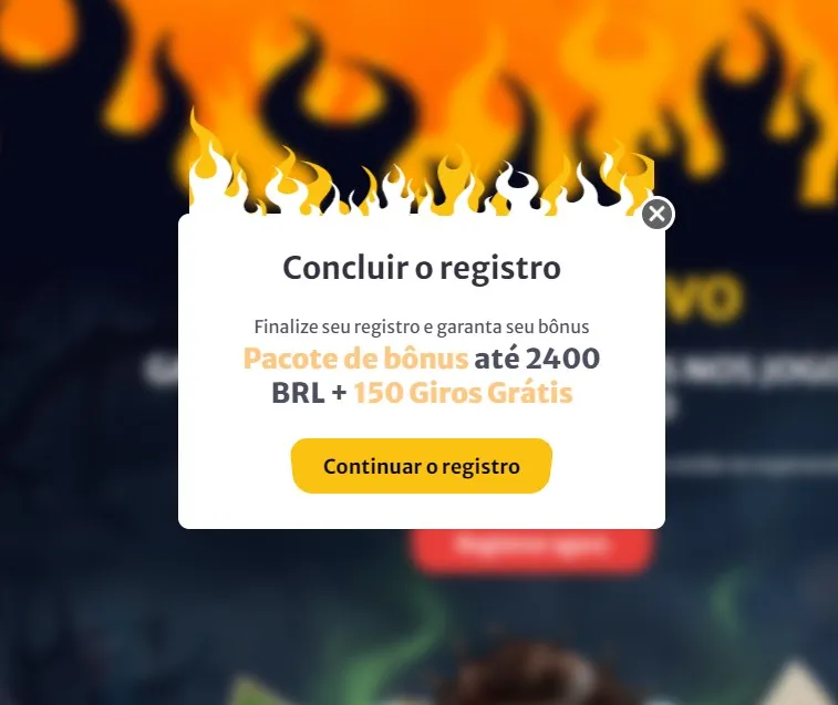 HELL Spin Casino Etapa de registro 3