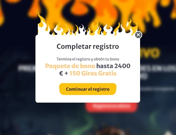 Hellspin CASINO Paso para el registro 3