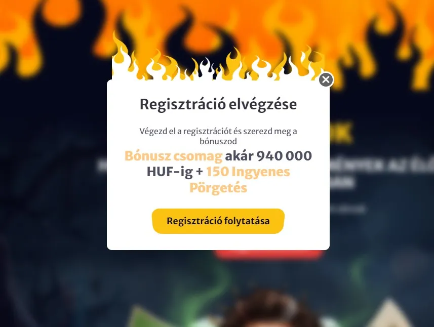 Hellspin Casino A regisztráció lépése 3